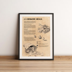 Mimique Snack poster A3